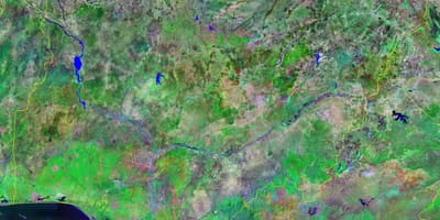 Карта на Нигерия планината
