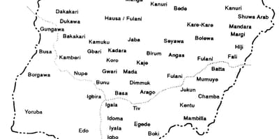 Изготвяне на картата на Нигерия