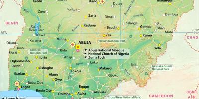 Снимки на картата на нигерия